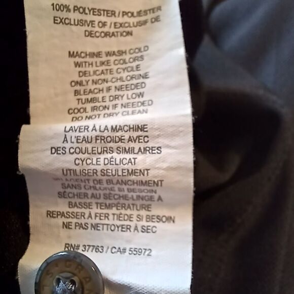 GRAND SLAM Polo Golf Shirt Short Sleeve Performance Fabric Black Size XXL - Picture 8 of 9